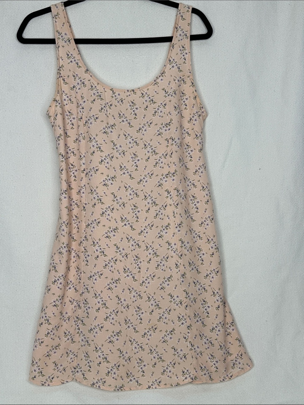 American Eagle Outfitters Peach Floral Tank Dress